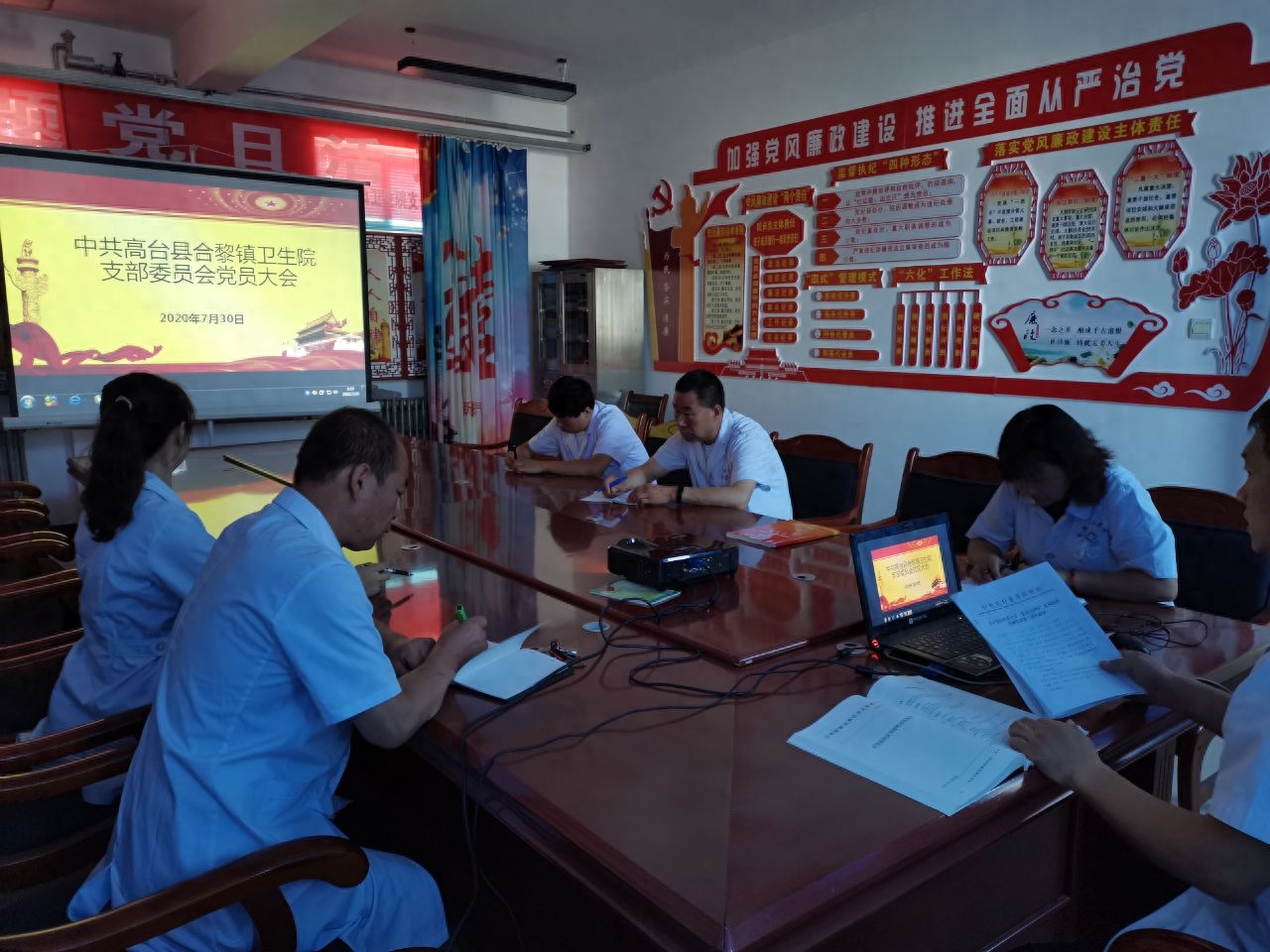 [Lingxiu Gaotai Party Flag Flying] Heli Town Health Center, Gaotai County: Focus on party building, improve grassroots service capabilities, and promote the construction of a medical community