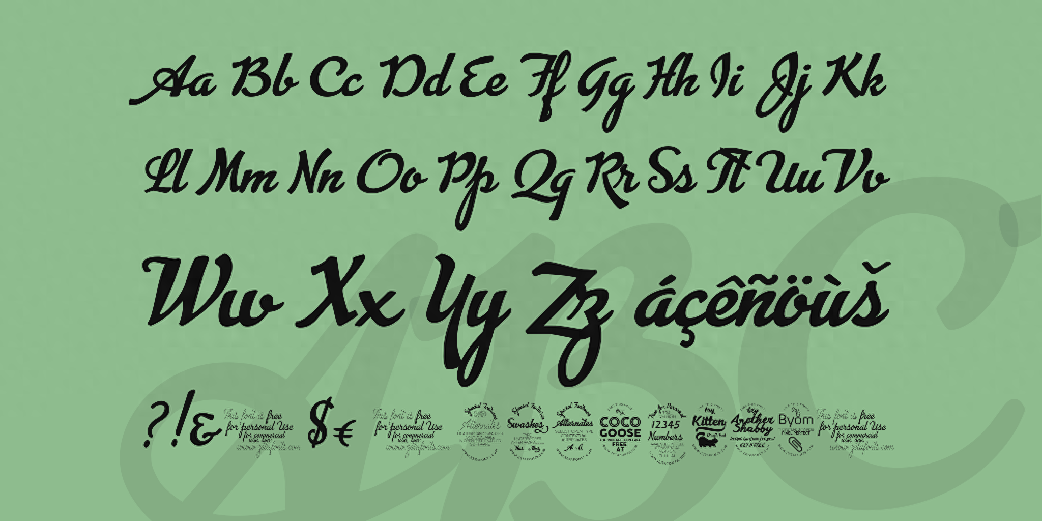 Do you really not want these 100 English fonts?