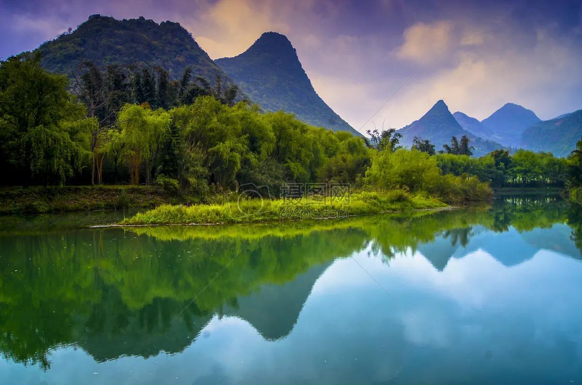 桂林山水美图87幅，秀丽迷人，美如画卷