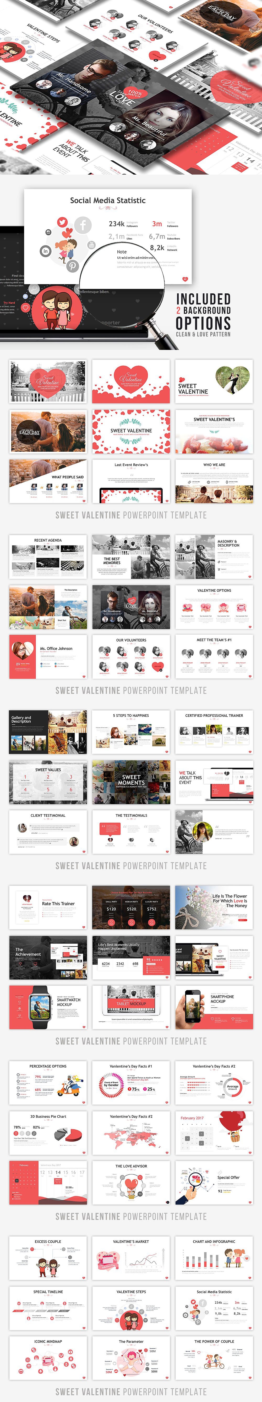 Chinese Valentine's Day love wedding PPT template sharing